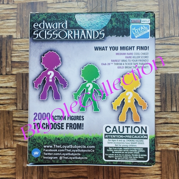 New Loyal Subjects Edward Scissorhands Action Vinyls - Picture 5 of 7